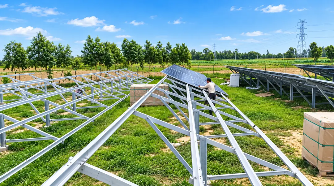 Ground Mounted Solar Power Plant